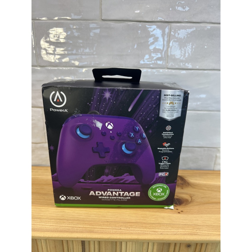 PowerA Advantage Wired Xbox Controller Celestial Purple Hall Effect Series X|S